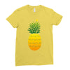pineapple christmas tree Ladies Fitted T-Shirt