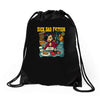 sick sad fiction Drawstring Bags