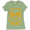 owl Ladies Fitted T-Shirt