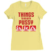 Things To Do With Pussy Ladies Fitted T-Shirt