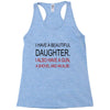 beautiful daughter Racerback Tank