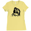 deep depression sad girl Ladies Fitted T-Shirt