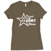 us army proud mom Ladies Fitted T-Shirt