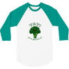 one cheer for broccoli 3/4 Sleeve Shirt