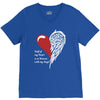 half of my heart is in heaven with my angel V-Neck Tee