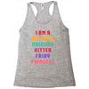 i am a mermaid unicorn kitten fairy princess Racerback Tank