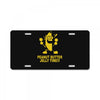 peanut butter jelly time banana License Plate
