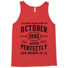legends were born in october genuıne 1996 qualıty one kind of aged l Tank Top