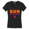 Bun in the Oven Women's V-Neck T-Shirt
