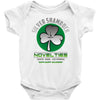 silver shamrock Baby Onesie