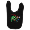 raphael meets mario Baby Bibs