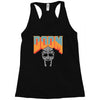 Doom With Mask Racerback Tank