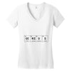 periodic table genius Women's V-Neck T-Shirt