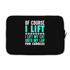 cat cats lift lifting fitness Laptop sleeve