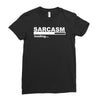 sarcasm  funny comic technology laugh Ladies Fitted T-Shirt