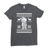 christmas saiyan prince Ladies Fitted T-Shirt