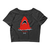 red blue shark Crop Top
