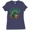 mario smash! Ladies Fitted T-Shirt
