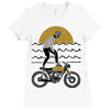 ride surf Ladies Fitted T-Shirt