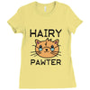 funny cat Ladies Fitted T-Shirt
