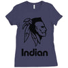 indian warrior fighter Ladies Fitted T-Shirt