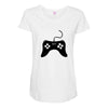 gaminng Maternity Scoop Neck T-shirt
