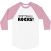 softball rocks 3/4 Sleeve Shirt
