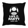 life of the party Throw Pillow