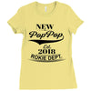 New Pop Pop 2018 Rokie Dept. Ladies Fitted T-Shirt