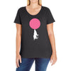 bubble moon Ladies Curvy T-Shirt