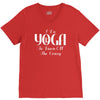 i do yoga to burn crazy V-Neck Tee