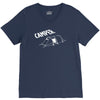 camper camping fun V-Neck Tee
