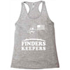 moon finders keepers Racerback Tank