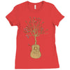 roots rock Ladies Fitted T-Shirt