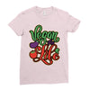 vegan for life Ladies Fitted T-Shirt