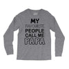 fathers day papa's Long Sleeve Shirts
