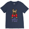 the snuggle is real V-Neck Tee