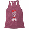 i bake because punching people is frowned upon Racerback Tank
