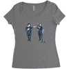 fist bump for liberty Women's Triblend Scoop T-shirt