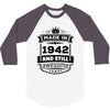 Made In 1942 And Still Awesome 3/4 Sleeve Shirt