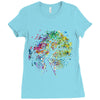 rainbow root Ladies Fitted T-Shirt