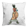 go vegan 6 Throw Pillow