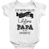 i ve been called a lot of names in my lifetime but papa is my favorite Baby Bodysuit