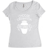 choose cremation Women's Triblend Scoop T-shirt