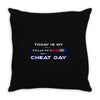 cheat day Throw Pillow