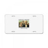 Grant Wood American Gothic License Plate