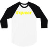 hashtag queer 3/4 Sleeve Shirt
