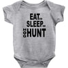 eat sleep hog hunt Baby Bodysuit