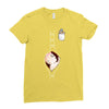 Peek a Boo with Pocket Baby Girl Ladies Fitted T-Shirt