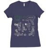 rayguns Ladies Fitted T-Shirt